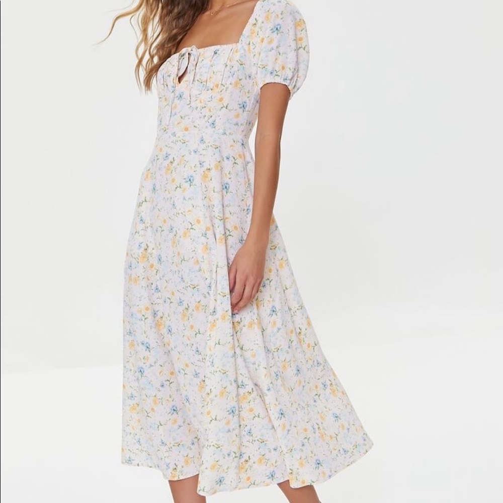 FOREVER 21 Floral Midi Dress